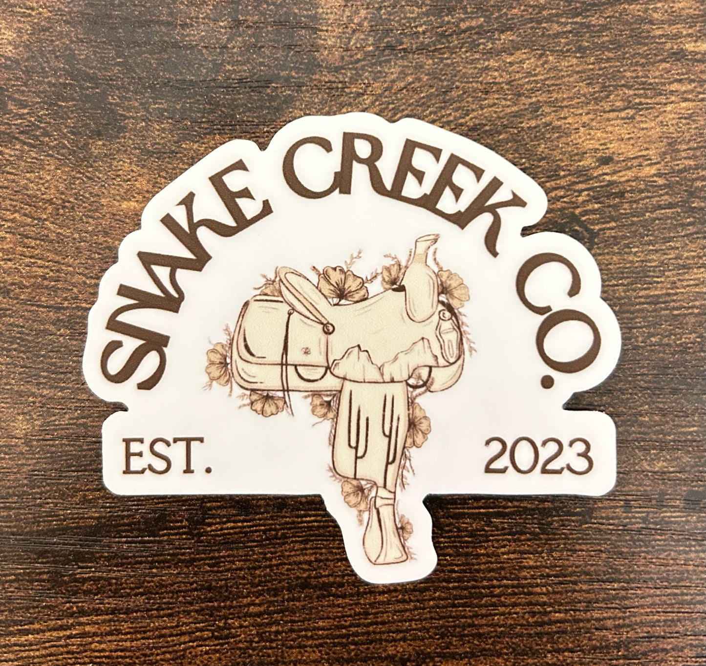 Saddle Brand Sticker