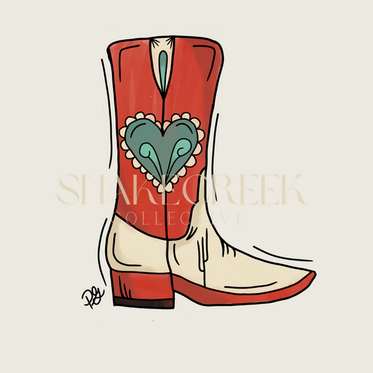 Red Cowboy Boots