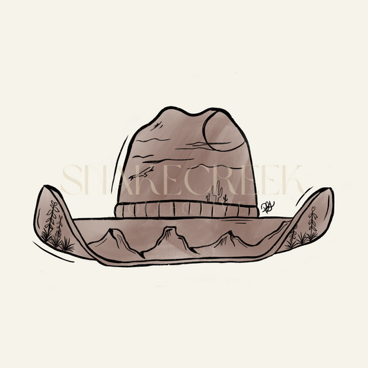 Cowboy Scene Color